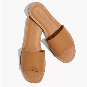 The Boardwalk Post Slide Sandal in Leather Size 7